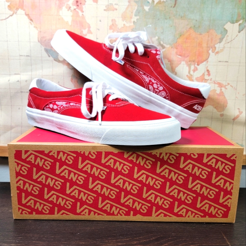 BRAND NEW Vans Acer NI SP Bandana Chili Pepper Men's Size 10.5